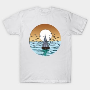 BEAUTIFUL BOAT ART T-Shirt